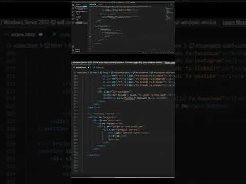 Projects Section #html #css #javascript #web3 #webdesign #website #codinglife #programming #python