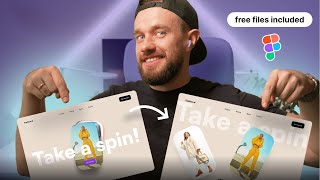 Spinning Carousel Animation in Figma - Full Tutorial + Free Files! 🎁