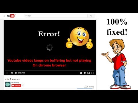youtube videos buffering but not playing
