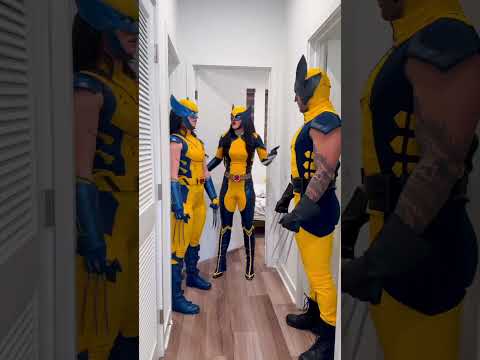 This is embarrassing. Who’s changing? @zoogirlq @justinsaiyann #cosplay #xmen #funny #wolverine