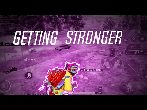 GETTING STROGER ⚡⚡ 4 FINGER +GYRO // POCOF1 // PUBG TEST//