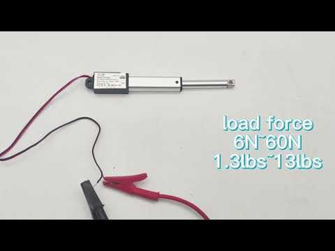 NKLA18 tubular linear actuator 60N 50mm 12VDC 9mms