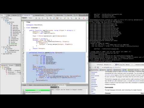 BrainFuck implementation in PHP