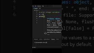 Print an integer variable in Python #shorts #python #pythontutorial #programming #learning #coding