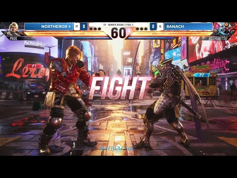 NoxTheRox (Paul) vs Banach (Yoshimitsu) ➤ Evo France 2025 Day 1 - Tekken 8