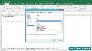 47 Custom Number Formatting #datascience #excle