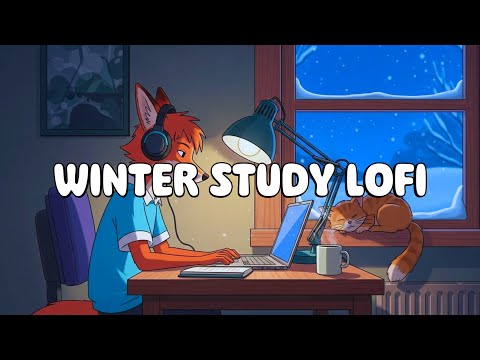Motivating Winter Study Lofi 🌨️ Warm Beats to Crush Deadlines & Focus