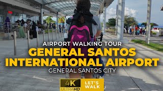 General Santos City International Airport walking tour | Tambler Airport Departures & Arrivals area