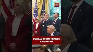 #trump says "We Have A Great Leader Coming, The #primeminister of #pakistan and the #fieldmarshal "