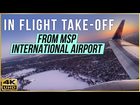 In Flight Take-Off from MSP International Airport