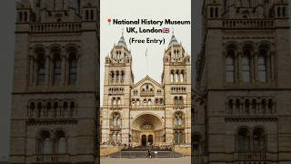 National History Museum UK, London 🇬🇧 #shorts #trending #nationalHistoryMuseum #uk #london #travel