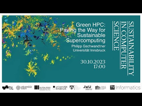Philipp Gschwandtner: Green HPC