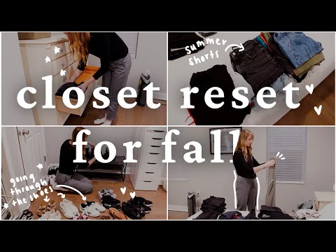 chill & chatty seasonal clothing transition 🍁 | fall closet reset part II