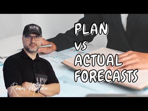 PLAN VS ACTUAL FORECASTS #projectmanagement #scheduling #planning #projectmanager #project