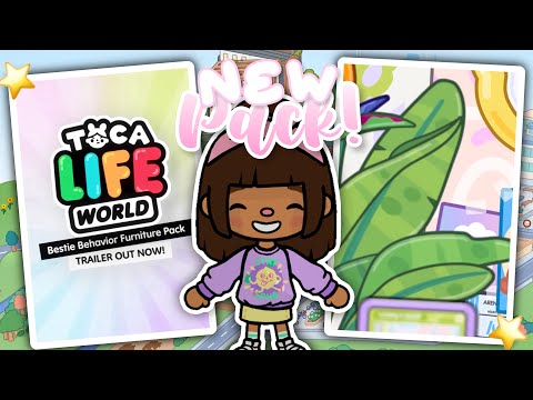 *New* Bestie Behavior Furniture Pack!😲👯 || *Voiced*🎙️ || Toca Life World 🌍