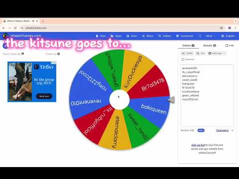 Results for our 50 subs giveaway!