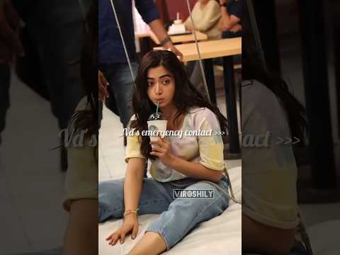 Vijay's emergency contact 🤌🏻❤️ #rashmikamandanna #vijaydeverakonda #virosh