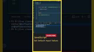 JavaScript Tutorial For Beginners (Set Default Input Values) JavaScript Functions, JavaScript Telugu
