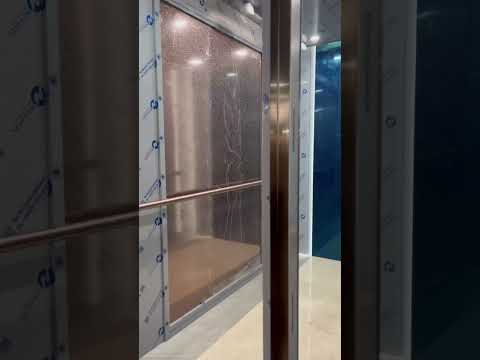 A passenger elevator customized for a hotel in Oman is now being tested. #machine #electrician