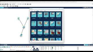 Computer networking example CISCO packet tracer SIMULATION