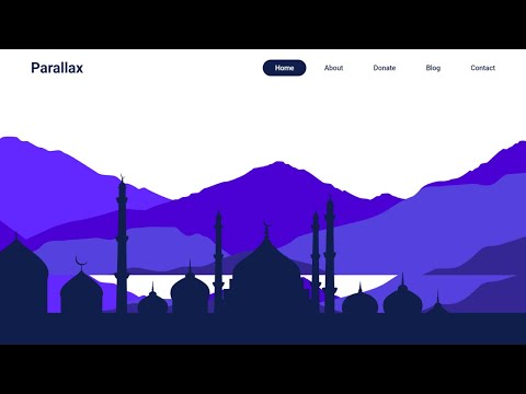 How to Create Parallax Scrolling Website Using Html, CSS & Javascript | Free Source Code
