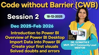 Power BI for Beginners 🔰 Introduction & Live Walkthrough | CWB Mentorship Session 2 #powerbi