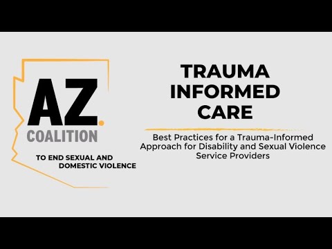 Trauma Informed Care for Service Providers