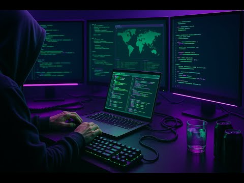 HACKER MODE 💻 Dark Synthwave for Coding & Intense Focus [No Vocals]
