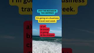Spot the mistake in this sentence #spotthemistake #learnenglish #englishquiz #short