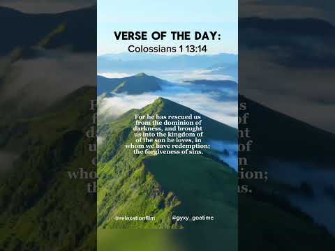Verse of the day: Colossians 1 13:14 ✝️ #jesus #jesuslovesyou #spreadtheword #verseoftheday
