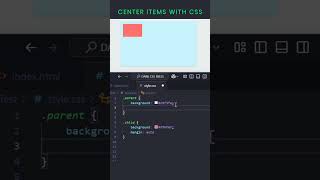 align item center with CSS. #html #css #webdesign #margin #center #webdevelopment #htmlcss #coding