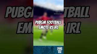 Football Emotes In PUBG MOBILE #shorts #shortsfeed #pubgmobile