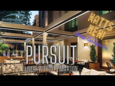 WATTS NEW! PURSUIT from architectural area lighting