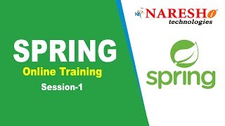 Spring Online Training Sessions 1 |  Spring Online Training