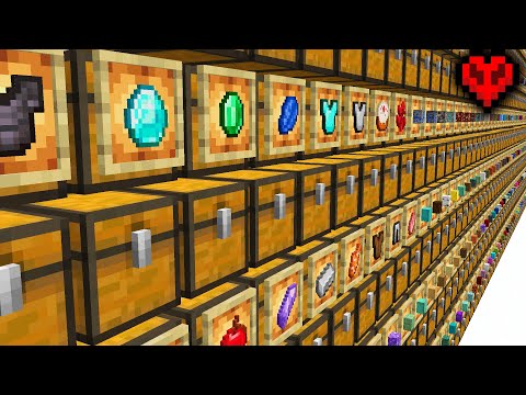 I Built the Ultimate Chest Room!