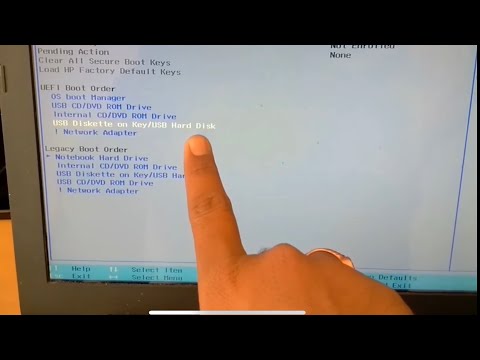 hp Boot Menu || how to HP Core i3 Laptop Pen Drive Boot ..!!