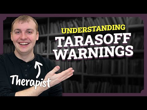 Tarasoff Warnings: What is Duty to Warn? - NCE & CPCE Study Guide