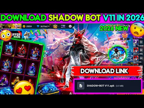 Free fire proxy server in new shadow bot v11 new proxy in 2026 🤪🤗