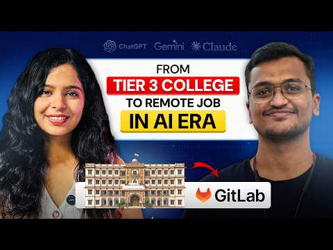Tier 3 college to Remote Job in AI Era without DSA | @Gitlab DevOps Interview 2026