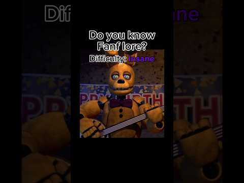 Do you know fnaf lore? Pt3 #capcut #foryou #fypシ #popular #fnaf #fivenightsatfreddys #edit