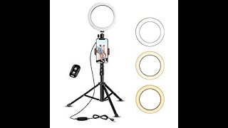 UBeesize Selfie Ring Light with Tripod Stand for Live streaming, Tiktok and YT Shorts. #shortvideo
