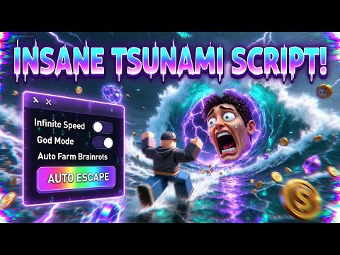 Escape Tsunami for Brainrots | Best keyless script??