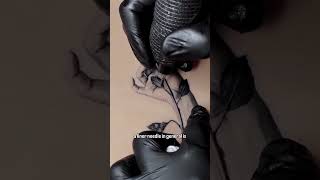 Tattoo Tips For Shading Micro Realism w 3rl ✍️🎭 #tattoo #ink #shorts #shading