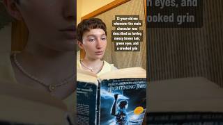 Why was literally every male protagonist described this EXACT way #percyjackson #reading #books