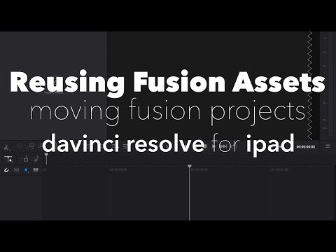 Reusing Fusion Assets in Davinci Resolve | iPad Only (Ref: @MrAlexTech Solution)