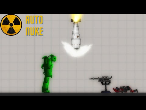 🙀How to make automatic nuke in melon playground!!