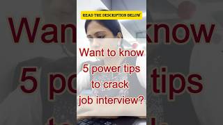 Power tip to crack Interviews 🔥 Learn with fabi