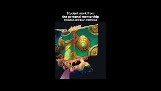 Student 3D work – magical book asset
