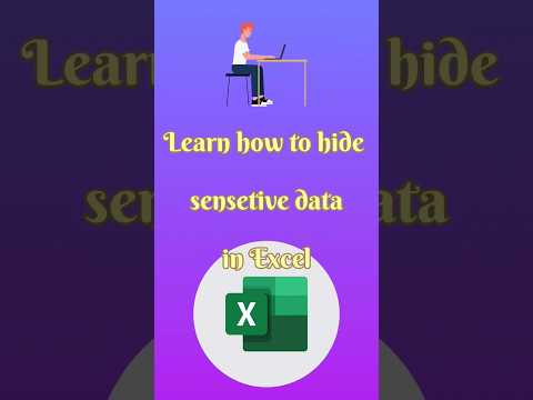 Learn how to hide sensitive data in Excel using formula.