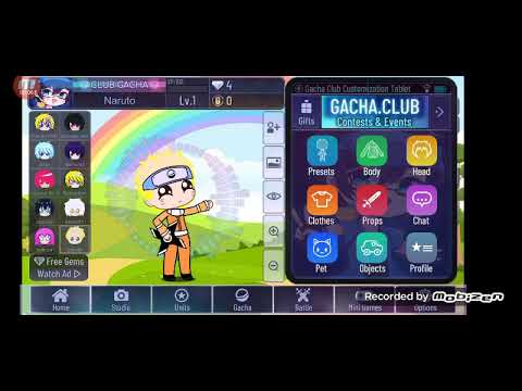 Como fazer o Naruto no gacha club e no gacha life pt# 2